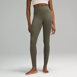 Lululemon align high rise pant legging 28" nut 4 army green